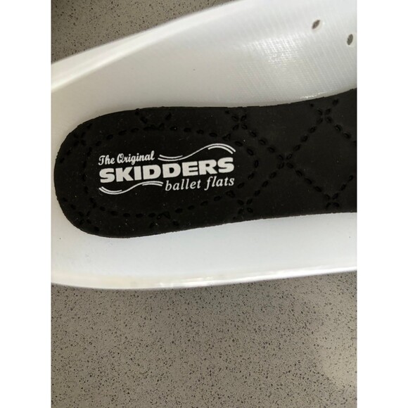 The Original Skidders Women's Ballet Flats WHITE Size: 7 - Picture 4 of 6